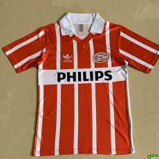 1990 PSV Home Retro Red Soccer Jersey