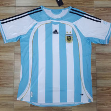 2006 Argentina Home Retro Retro Soccer Jersey
