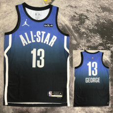 2023 ALL STAR GEORGE #13 Blue Top Quality Hot Pressing NBA Jersey (全明星)