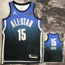 2023 ALL STAR JOKIC #15 Blue Top Quality Hot Pressing NBA Jersey (全明星)