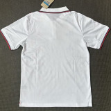 21-23 PSG White Classic Polo Short Sleeve (蓝红印花)