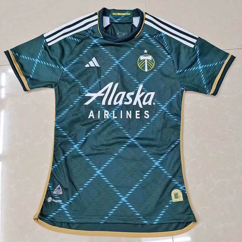 US$ 14.50 - 23-24 Portland Timbers Home Fans Soccer Jersey - m