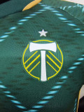 23-24 Portland Timbers Home Player Version Soccer Jersey