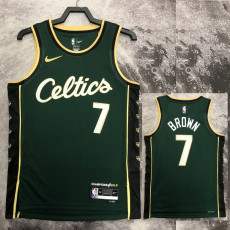 22-23 Celtics BROWN #7 Green City Edition Top Quality Hot Pressing NBA Jersey