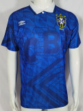 1991-1993 Brazil Away Retro Soccer Jersey