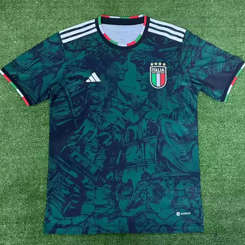 US$ 14.50 - 2023 Italy Special Edition Green Fans Soccer Jersey -  m.kkgoold.com