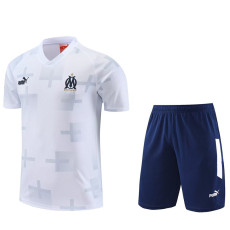 23-24 Marseille White Training Short Suit