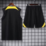 23-24 PSG Jordan Black Tank top and shorts suit