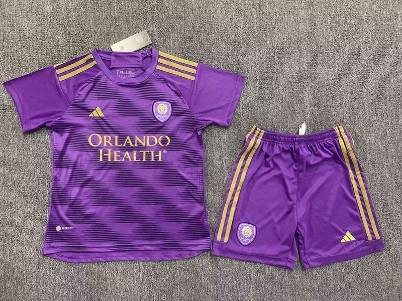 US 14.50 2324 Orlando City Home Kids Soccer Jersey