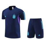 23-24 Argentina Royal Blue Training Short Suit