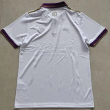 21-23 RMA White Classic Polo Short Sleeve (紫色领)