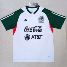 2023 Mexico White Green Training shirts