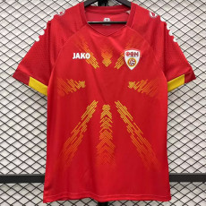 23-24 North Macedonia Home Fans Soccer Jersey
