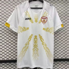 23-24 North Macedonia Away Fans Soccer Jersey