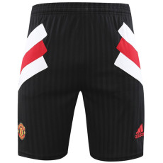 23-24 Man Utd Retro Black Training Shorts Pants