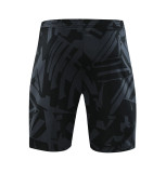 23-24 PSG Black Grey Training Shorts Pants (Trapeze Edition) 飞人版