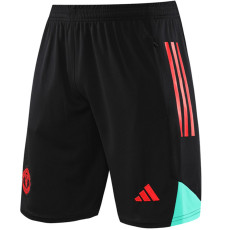 23-24 Man Utd Black Training Shorts Pants (红边）