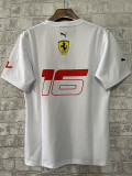 2023 Ferrari #16 White Racing Suit (圆领)