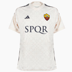 23-24 Roma Away Fans Soccer Jersey (Print SPQR)