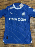 23-24 Marseille Away Player Version Soccer Jersey (Print all Sponsor)