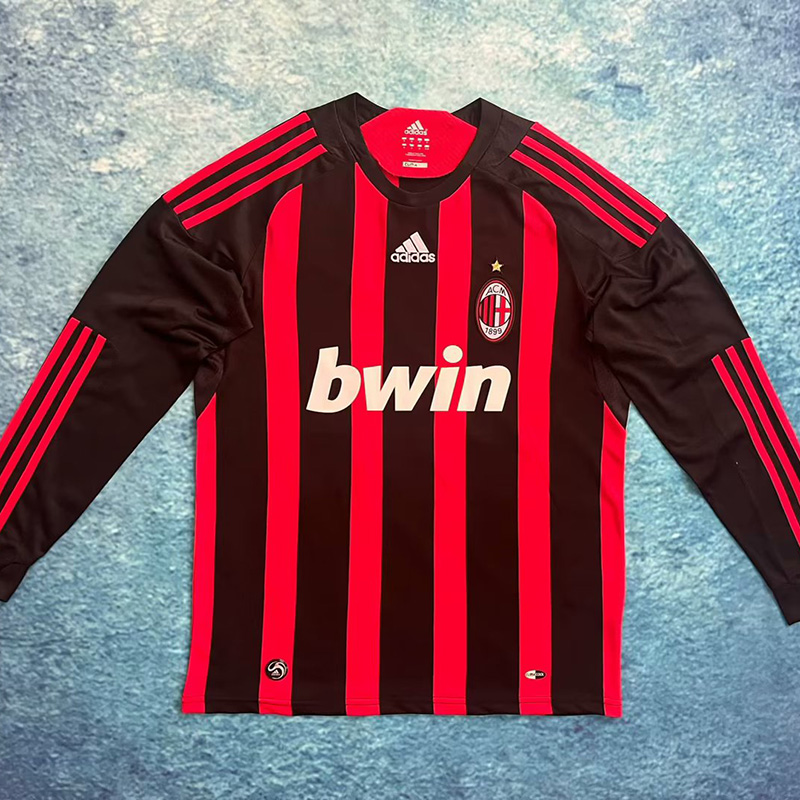 US$ 20.00 - 1988-1989 ACM Home Long Sleeve Retro Soccer Jersey (长