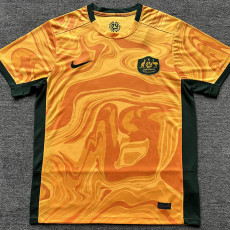 23-24 Australia Yellow Fans Soccer Jersey