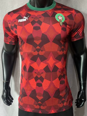 23-24 Morocco Red Player Version Training Shirts