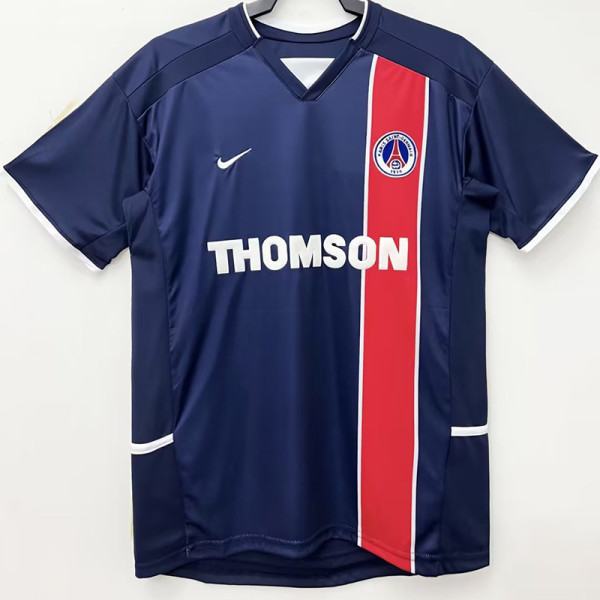 2002-2003 PSG Paris Home Retro Soccer Jersey