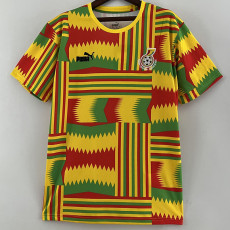 23-24 Ghana Yellow Fans Soccer Jersey