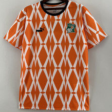 23-24 Ivory Coast Orange Special Edition Fans Soccer Jersey