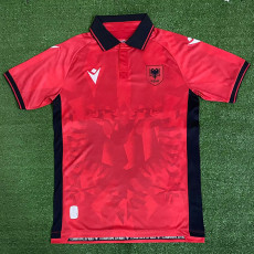 23-24 Albania Home Fans Soccer Jersey