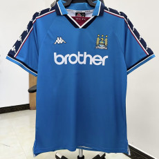 1997-1998 Man City Home Retro Soccer Jersey