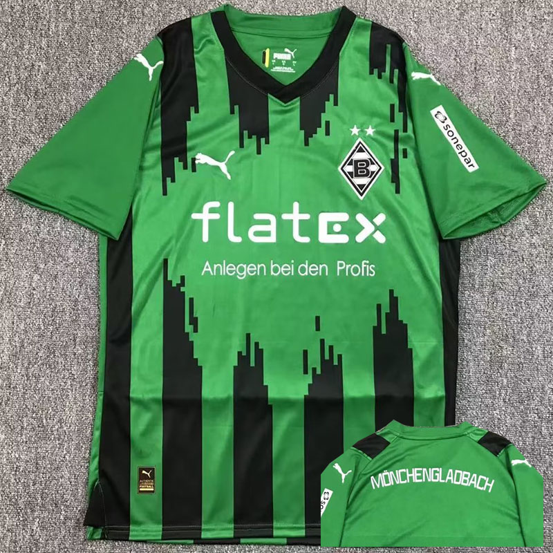 US$ 14.50 - 23-24 Monchengladbach Away Fans Soccer Jersey - www.kkgoolg.com
