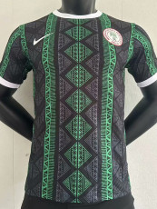 2023 Nigeria Green Black Player Version Training Shirts