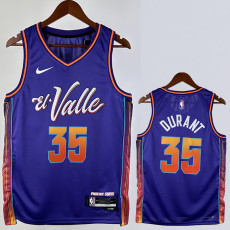 23-24 SUNS DURANT #35 Purple City Edition Top Quality Hot Pressing NBA Jersey
