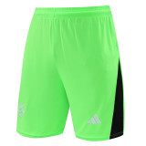 23-24 Bayern Fluorescent Green GoalKeeper Shorts Pants