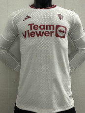 23-24 Man Utd Third Long Sleeve Player Version Soccer Jersey (长袖球员)