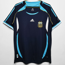 2006 Argentina Away Retro Soccer Jersey