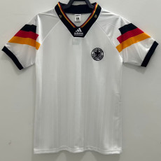 1992 Germany Home Retro Soccer Jersey