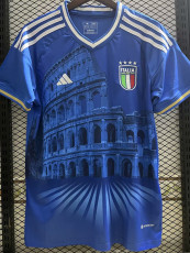 2024 Italy Blue Special Edition Fans Soccer Jersey