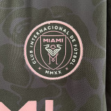 23-24 Inter Miami Black Joint Edition Fans Soccer Jersey (左袖带图案) 猿