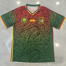2024 Cameroon Green Red Special Edition Fans Soccer Jersey