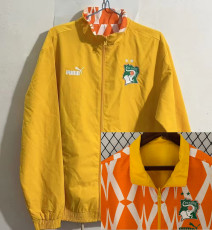 2023 Ivory Coast Yellow & Orange Double Sided Windbreaker (双面风衣)