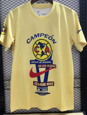 23-24 Club America Yellow Champion Commemorative Edition Training Shirts