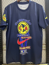 23-24 Club America Royal blue Champion Commemorative Edition Training Shirts