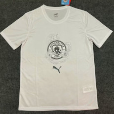 2024 Man City White Special Edition Training Shirts (白龙标)