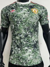 2024 Man Utd Green Joint Edition Player Version Training Shirts