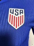 24-25 USA Away Player Version Soccer Jersey