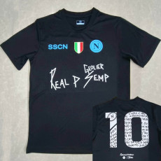 2024 Napoli #10 Commemorate Black T-Shirts
