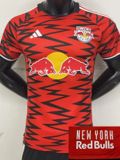 24-25 New York Red Bulls Red Player Version Soccer Jersey (纽约红牛)